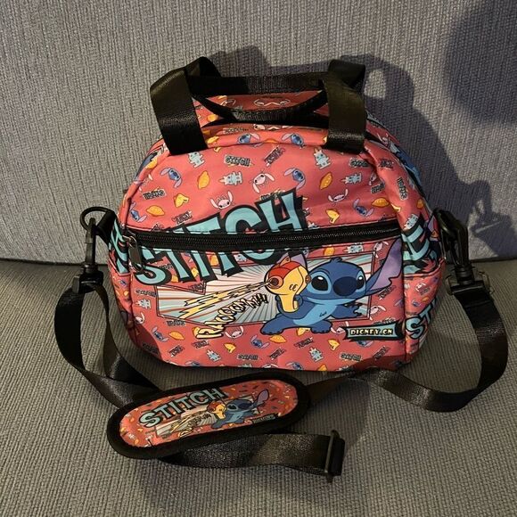 Stitch Insulated Lunch Bag/Crossbody - Picture 2 of 12